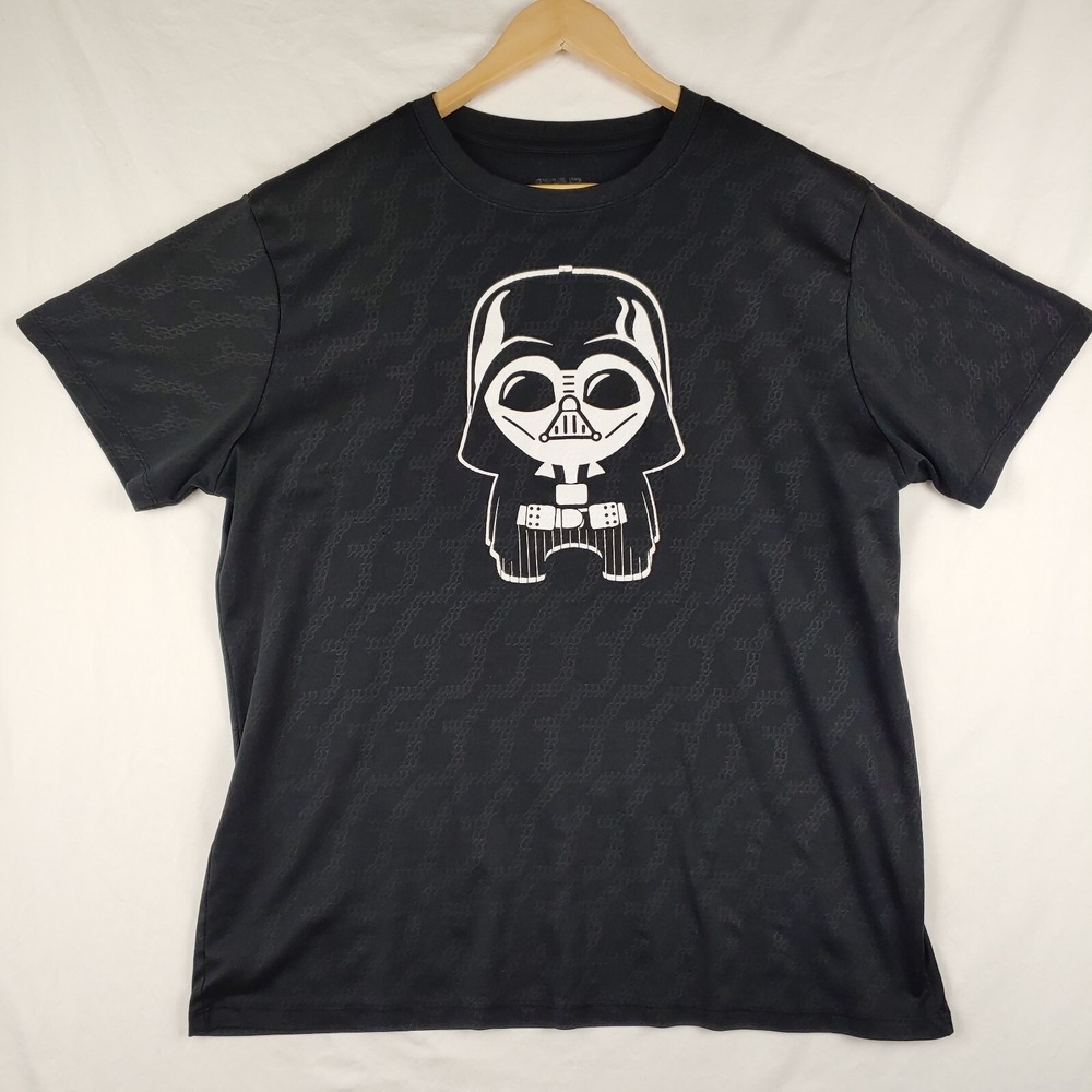 Star Wars Mad Engine Darth Vader Chibi Shirt Mens XL Black Short Sleeve